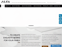 Tablet Screenshot of china-alfa.com